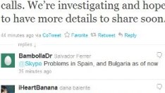 Skype отново внезапно спря