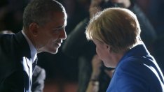 Обама обеща на Меркел подкрепа за бежанската криза