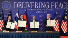 Тръмп пристигна на срещата на АСЕАН, Тайланд и Камбоджа подписаха примирие