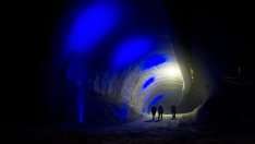 Исторически тунел между Австрия и Италия бе пробит в Алпите