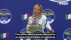 Джорджа Мелони обещава единство на Италия