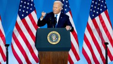 Байдън нарече Тръмп свой вицепрезидент, но обеща да остане в президентската надпревара