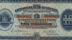 Първата австралийска банкнота отива на търг