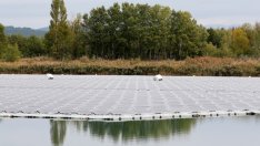 Франция открива най-големия соларен плаващ парк в Европа