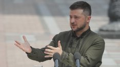 В навечерието на половингодишнината от руското нашествие Зеленски обеща мощен отпор на Русия