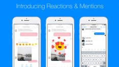 Реакциите и споменаванията на потребители влизат и във Facebook Messenger