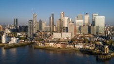 Празните офиси в основен бизнес район в Лондон достигнаха рекорден връх