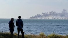 Русия превръща о. Тузла в Азовско море в защитен пост за Кримския мост