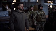 Володимир Зеленски отиде до най-горещата точка на фронта - Бахмут