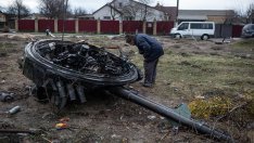 Руското настъпление на бойното поле в Украйна почти спря през март