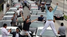 Протести на шофьори на Uber парализираха бразилски градове