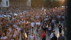 18 задържани след вчерашните протести в София