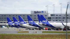 Скандинавската авиокомпания SAS подаде документи за защита от банкрут