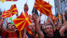 Демонстрация в Скопие с искане за предсрочни избори