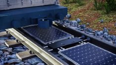 Швейцарски стартъп сложи солари в пространството между железопътните релси