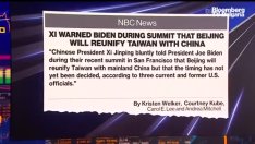 Си Дзинпин предупреди Джо Байдън, че Китай ще присъедини Тайван