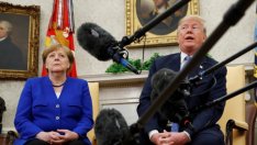 Смирената Меркел във Вашингтон 