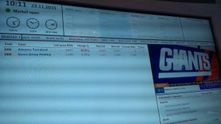 Сирма Груп Холдинг регистрира 4,45 млн. лв. оборот за един час търговия*