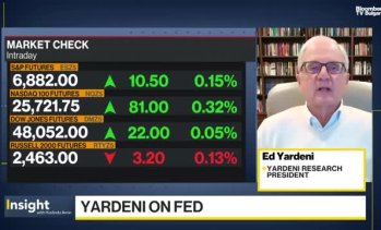 Ед Ярдени: Очаквам S&P 500 да стигне 7000 пункта до края на годината