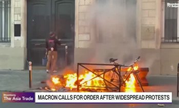 Протестите във Франция са от полза на Марин Льо Пен