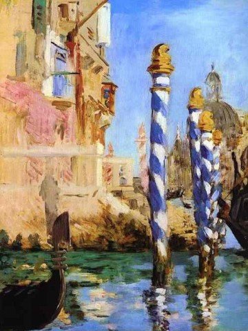 Платно на Мане, Канале гранде във Венеция, Италия