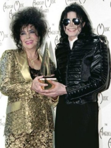 <p>
	Елизабет Тейлър с близкия си приятел Майкъл Джексън. Снимка: Ройтерс</p>
