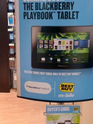 <p>
	Дебютът на таблетите PlayBook на RIM не беше особено успешен. <em>Снимка</em>: Ройтерс</p>
