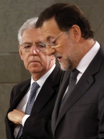 <p>
	Двамата премиери след срещата си. <em>Снимка: Ройтерс</em></p>
