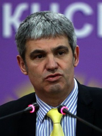 <p>
	<em>Лидерът на КНСБ Пламен Димитров</em> Снимка: <em>БТА</em></p>
