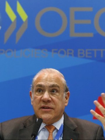 <p>
	Генералният секретар на OECD Анхел Гурия.&nbsp;<em>Снимка: Ройтерс</em></p>
