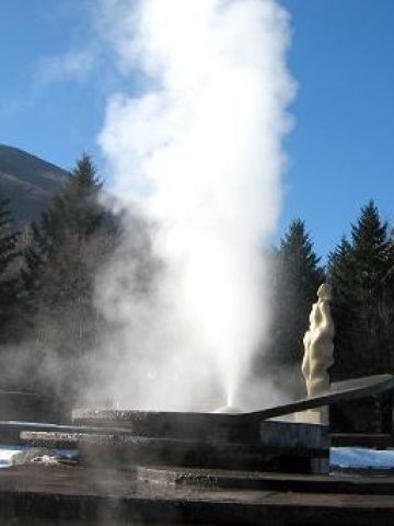 <p>Минералният гейзер в Сапарева баня. <i>Снимка: БТА</i> </p>