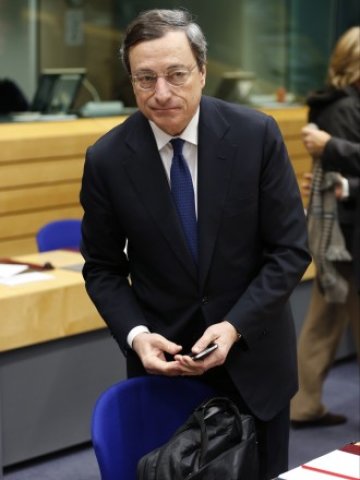 <p>
	Италианският президент на Европейската централна банка Марио Драги. <em>Снимка: Ройтерс</em></p>
