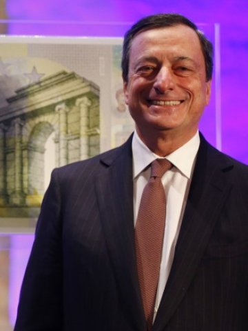 <p>
	Президентът на Европейската централна банка Марио Драги. <em>Снимка: Ройтерс</em></p>
