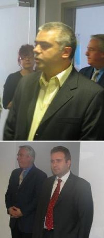 Йоско Хинков (на горната снимка) и Васил Беломоров (долу вдясно). Снимки: Investor.bg