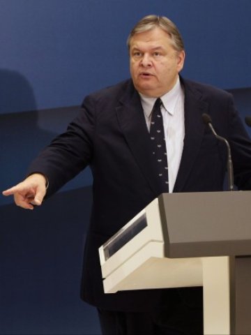 <p>
	Финансовият министър на Гърция Евангелос Венизелос. Снимка: Ройтерс</p>
