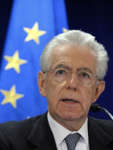 <p>
	Премиерът Монти. <em>Снимка: Ройтерс</em></p>
