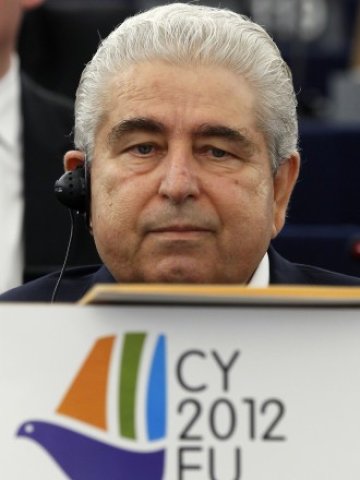 <p>
	Димитрис Христофиас, Снимка: Ройтерс</p>
