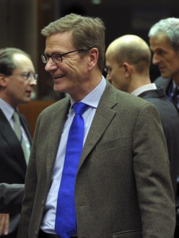 <p>
	Германският външен министър Гидо Вестервеле. <em>Снимка: Ройтерс</em></p>
