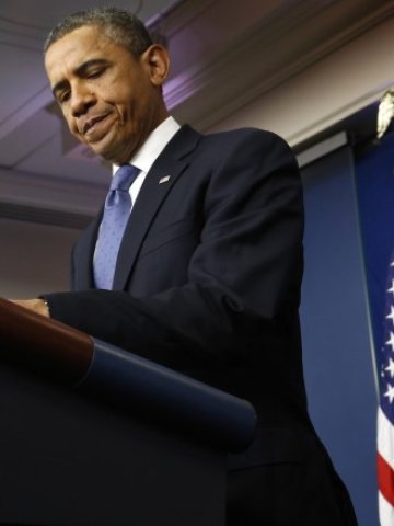 <p>
	Ще успее ли в последния момент Обама да намери решение на бюджетния спор. <em>Снимка: Ройтерс</em></p>
