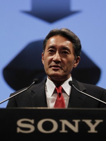 <p>
	Днес беше първата медийна изява на Кадзуо Хирай като главен изпълнителен директор. <em>Снимка: Ройтерс</em></p>
