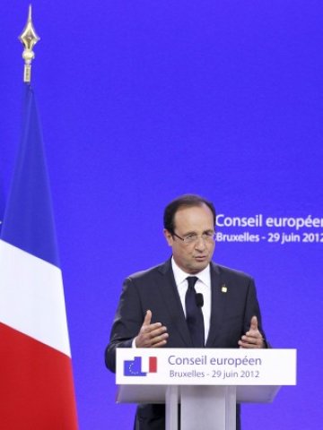 <p>
	Френският президент Франсоа Оланд.<em> Снимка: Ройтерс</em></p>
