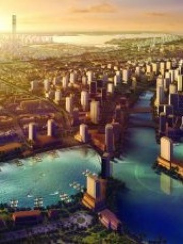 Визия за бъдещия KAEC. Илюстрация: kingabdullahcity.com