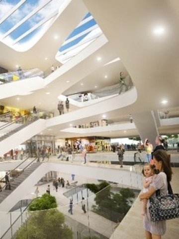 <p>
	Проектът Mega Mall Bucharest. <em>Снимка: Real 4 You&nbsp;</em></p>
