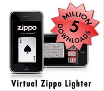 iPhone с виртуална запалка	