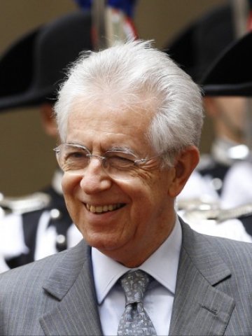 <p>
	Италианският премиер Марио Монти.<em> Снимка: Ройтерс</em></p>
