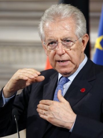 <p>
	<em>Италианският премиер Марио Монти. Снимка: Ройтерс</em></p>
