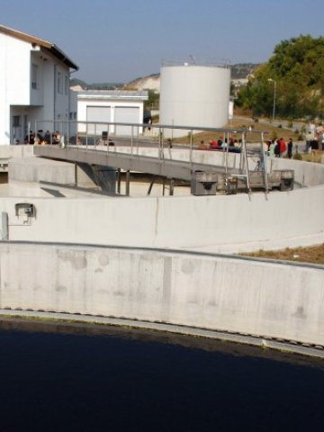 <p>
	Пречиствателната станция в Балчик. Снимка: БТА</p>
