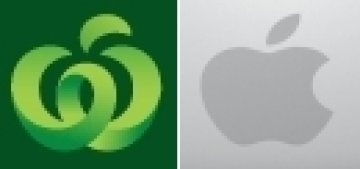 Логото на Woolworths (вляво). Снимки: Двете компании