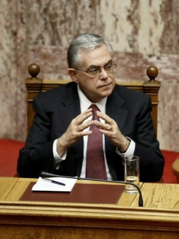 <p>
	Лукас Пападимос, Снимка: Ройтерс</p>
