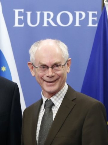 <p>
	Председателят на Европейския съвет Херман ван Ромпой. <em>Снимка: Ройтерс</em></p>
